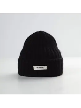 Le Bonnet Le bonnet Logo Beanie 'Onyx'
