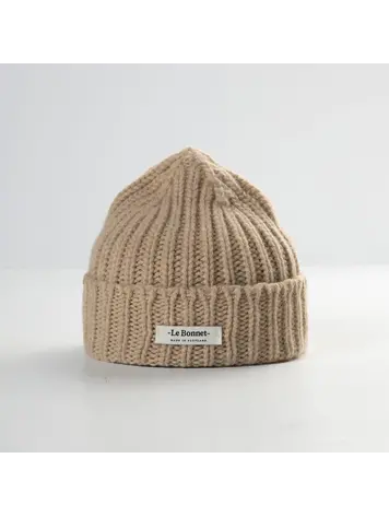 Le Bonnet Le Bonnet Logo Beanie 'Sand