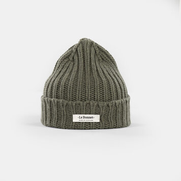 Le Bonnet Le Bonnet Logo Beanie 'Croco'