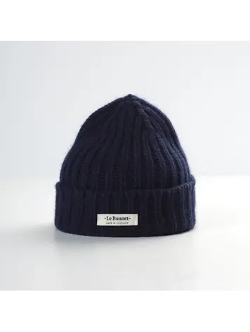 Le Bonnet Le Bonnet Logo Beanie 'Midnight'