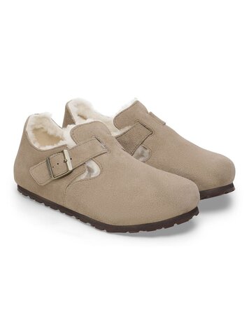 Birkenstock London Shearling LEVE 'Taupe'