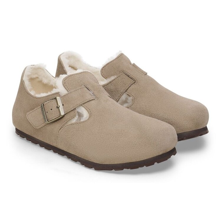 Birkenstock London Shearling LEVE 'Taupe'