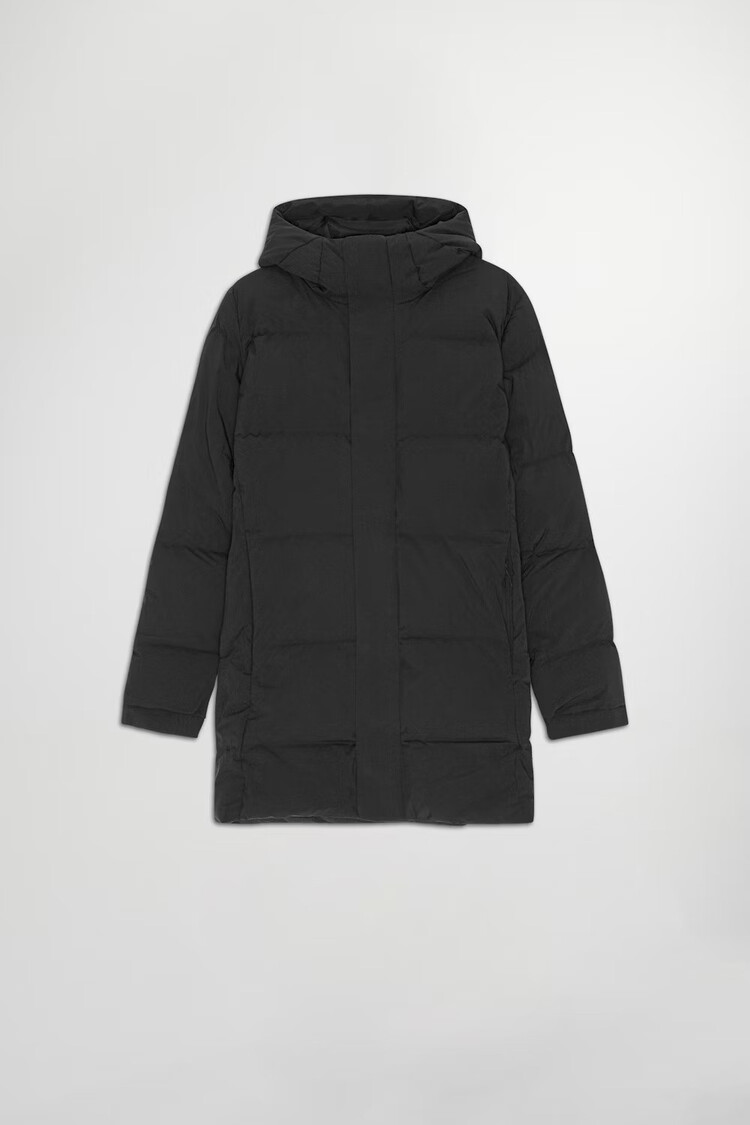 No Nationality 07 Jake 8181 Mid-length Technical Down Jacket 'Black'