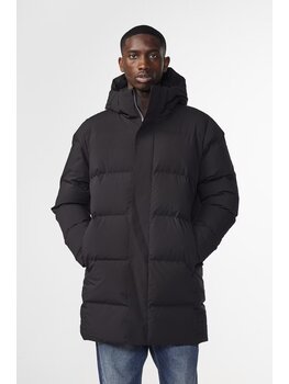 No Nationality 07 Jake 8181 Mid-length Technical Down Jacket 'Black'