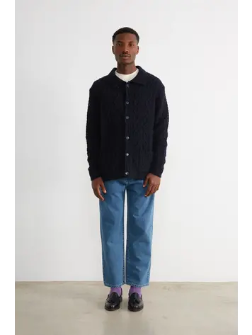 Edmmond Studios Shepherd Cardigan 'Navy'