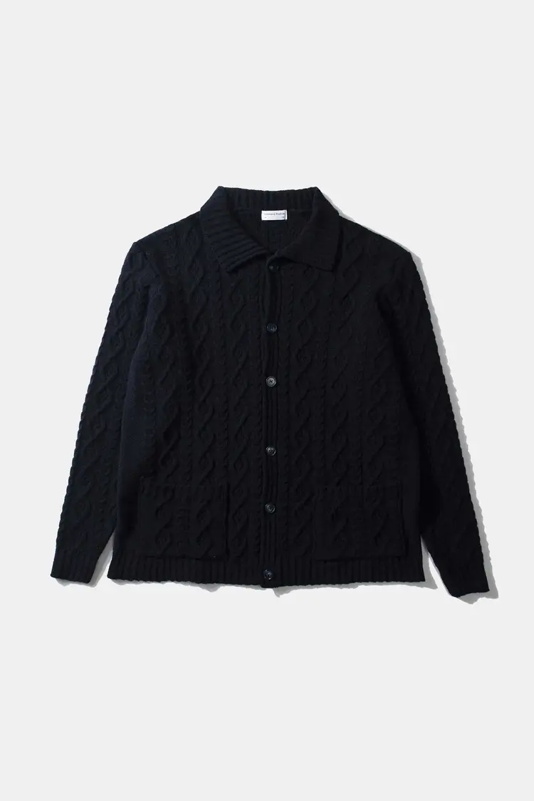 Edmmond Studios Shepherd Cardigan 'Navy'