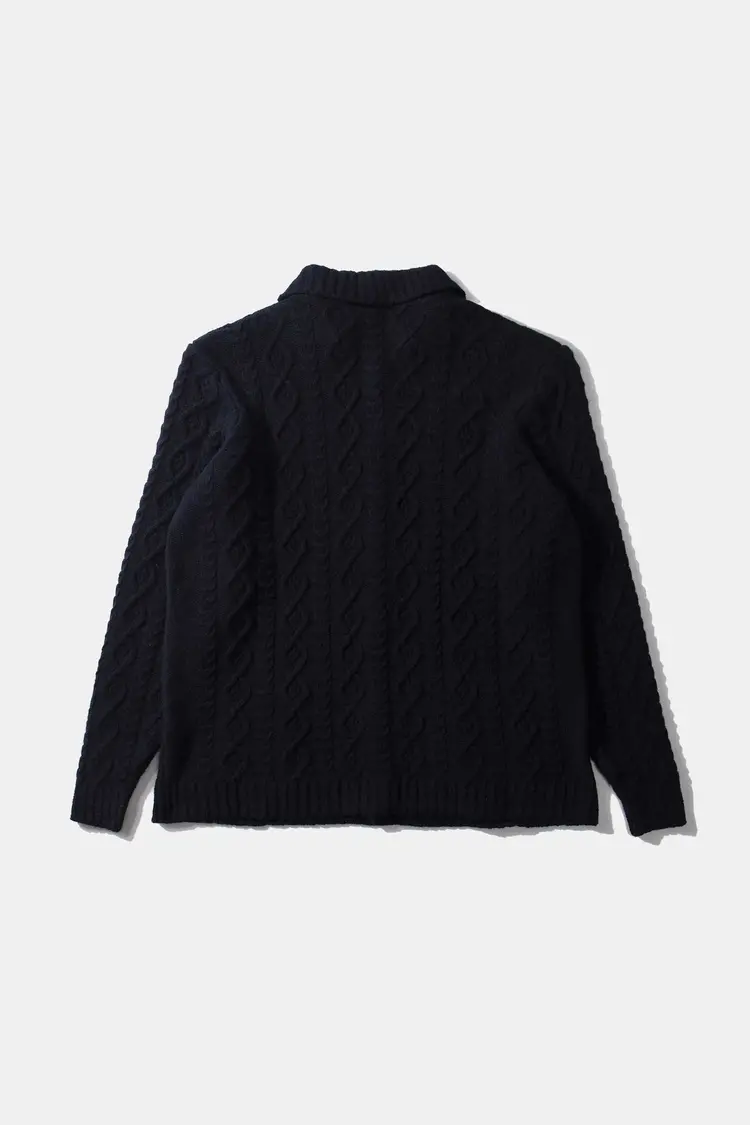 Edmmond Studios Shepherd Cardigan 'Navy'