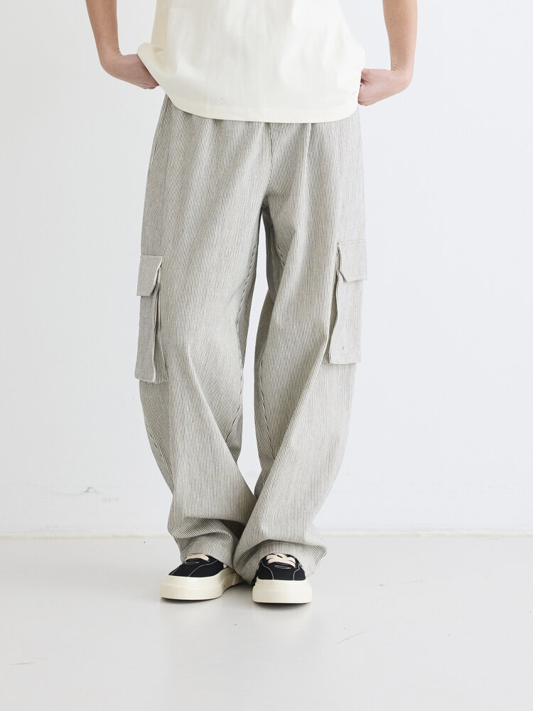Woodbird Vera Cargo Pants 'Stone'