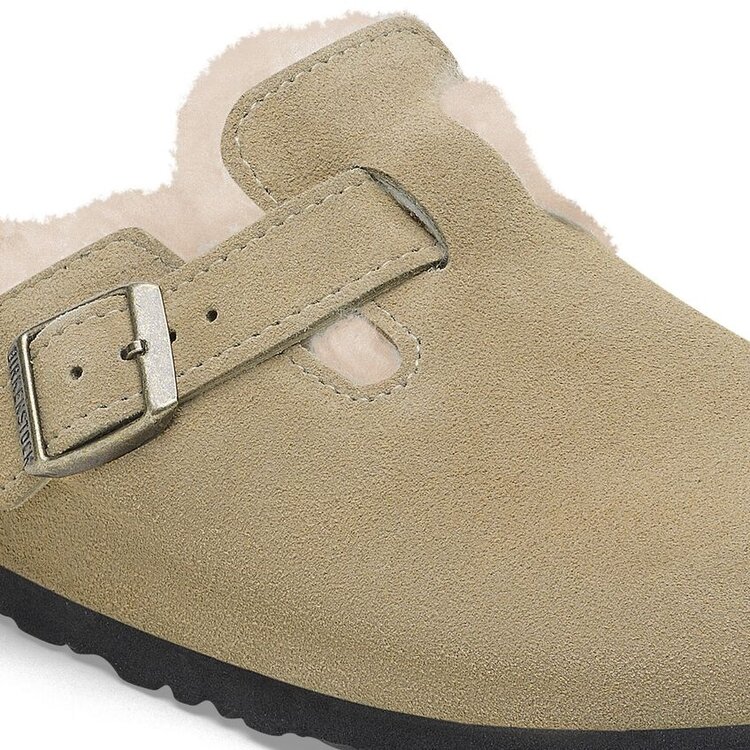 Birkenstock Boston Shearling LEVE 'Taupe'