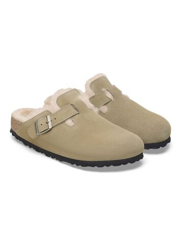 Birkenstock Boston Shearling LEVE 'Taupe'