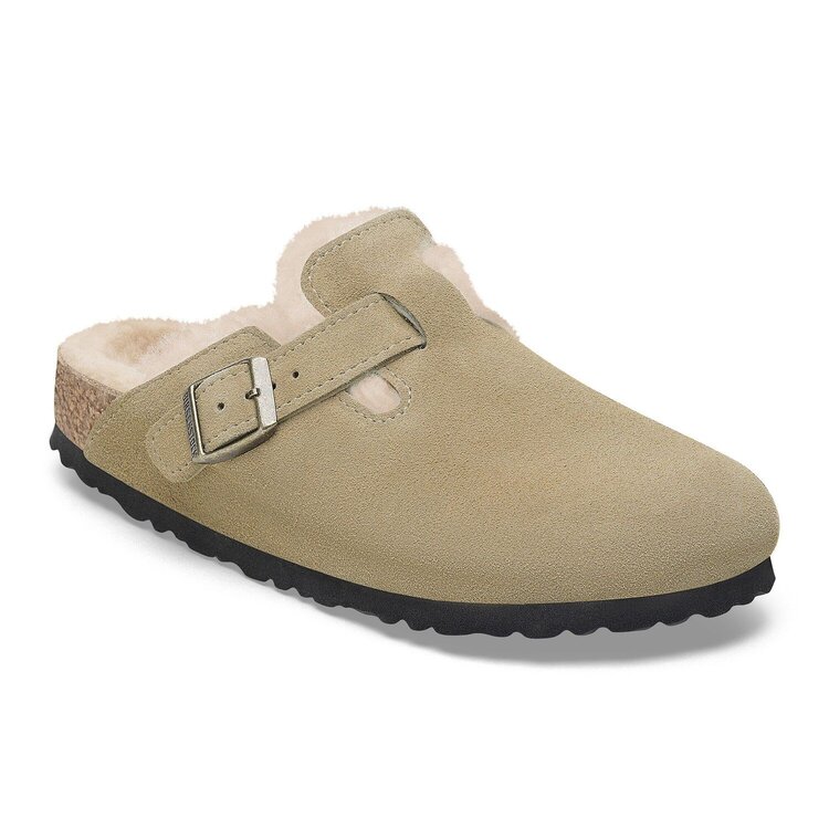 Birkenstock Boston Shearling LEVE 'Taupe'