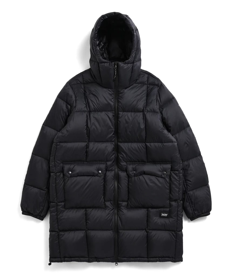 Taion Volume Hood Down Coat 'Black' (Packable)