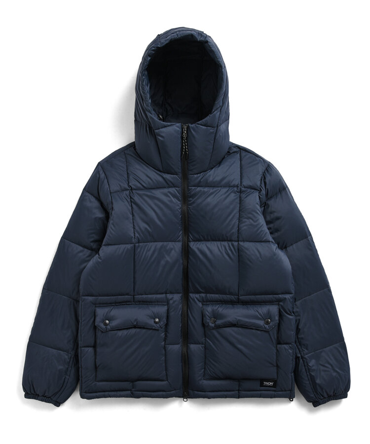 Taion Mountain Packable Volume Down Jacket 'Dark Navy'