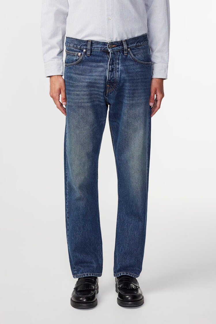 No Nationality 07 Sonny 1847 Relaxed Straight Leg Jeans 'Stonewashed'