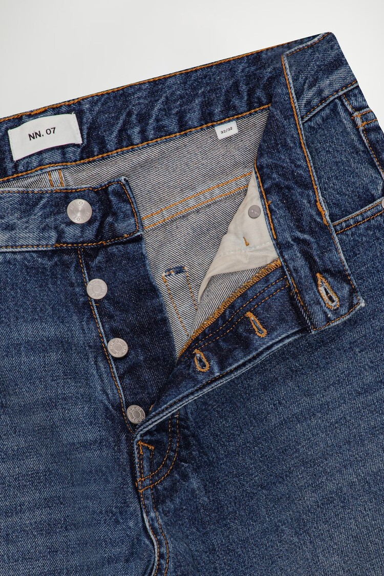 No Nationality 07 Sonny 1847 Relaxed Straight Leg Jeans 'Stonewashed'