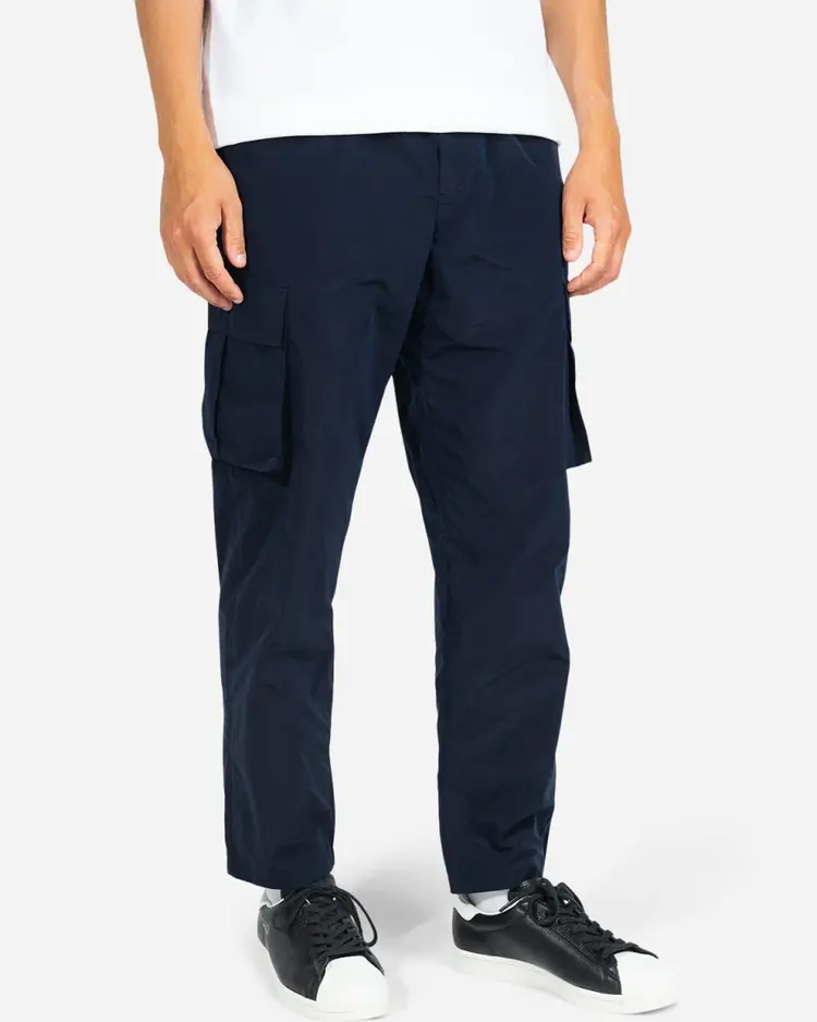 Woodbird Woodbird Cargo Crisp Pants 'Navy'