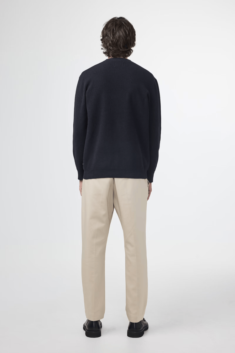 No Nationality 07 Danny 6429 Lightweight Sweater 'Asphalt'