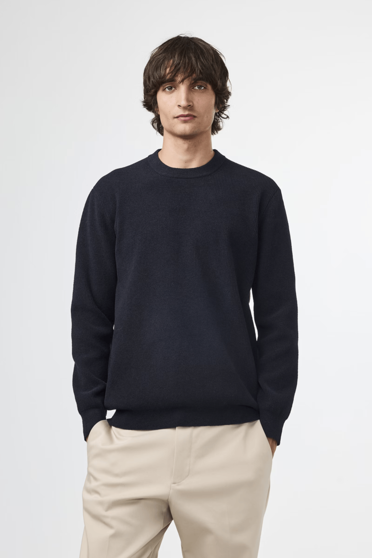 No Nationality 07 Danny 6429 Lightweight Sweater 'Asphalt'