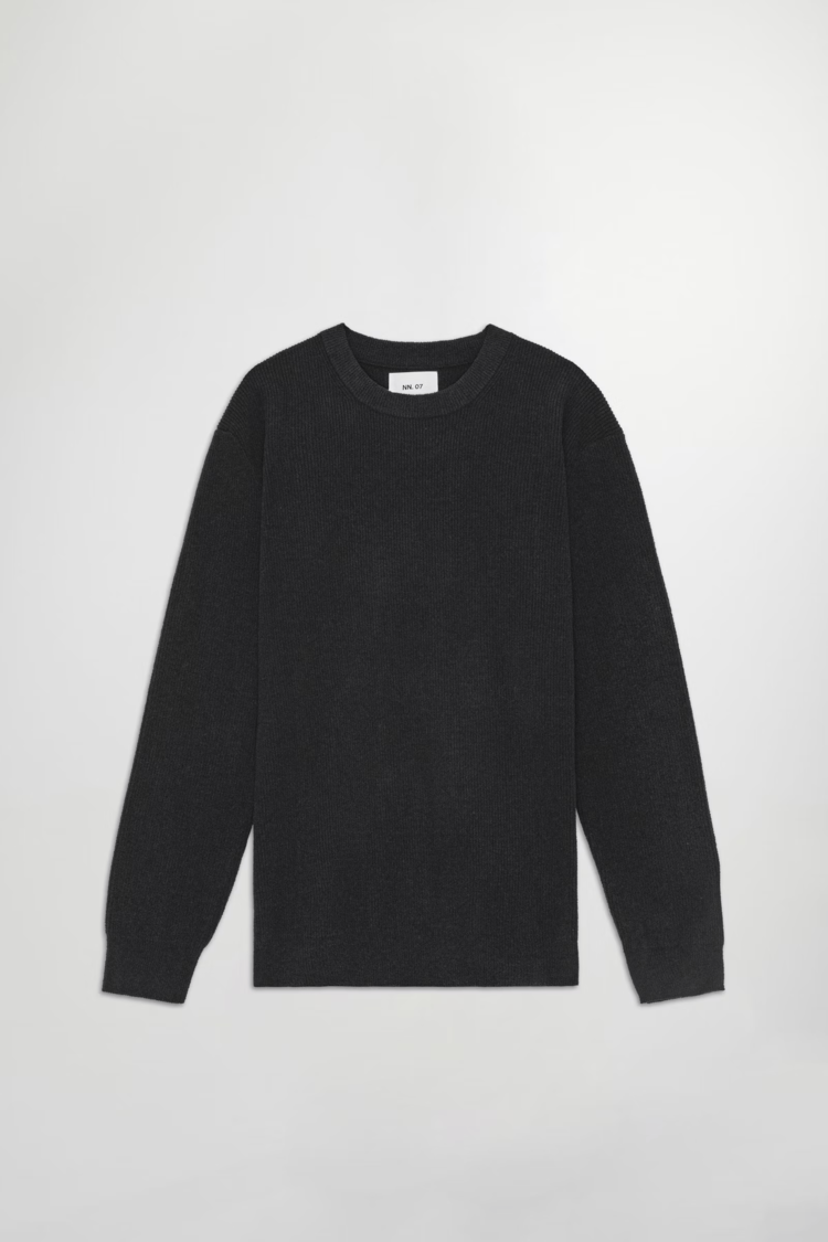 No Nationality 07 Danny 6429 Lightweight Sweater 'Asphalt'