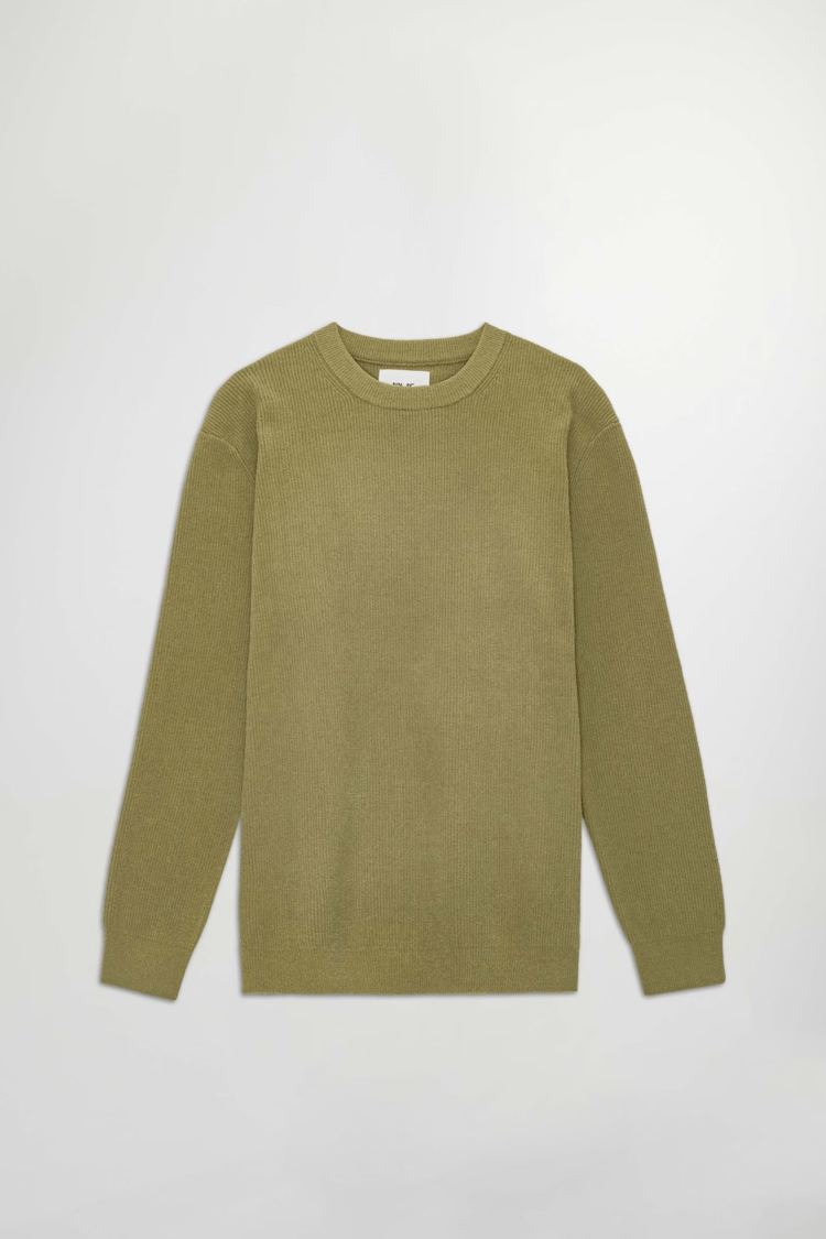No Nationality 07 Danny 6429 Lightweight Sweater 'Evergreen'