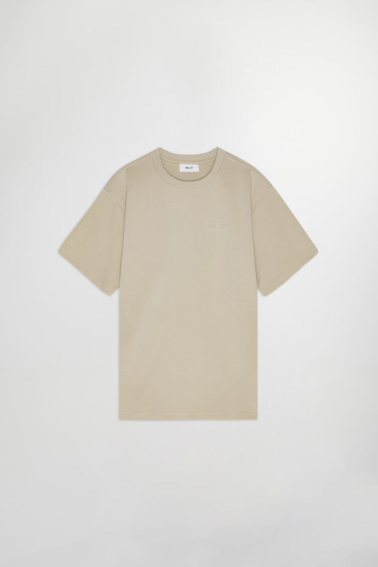 No Nationality 07 Nat 3457 Heavyweight T-Shirt 'White Pepper'