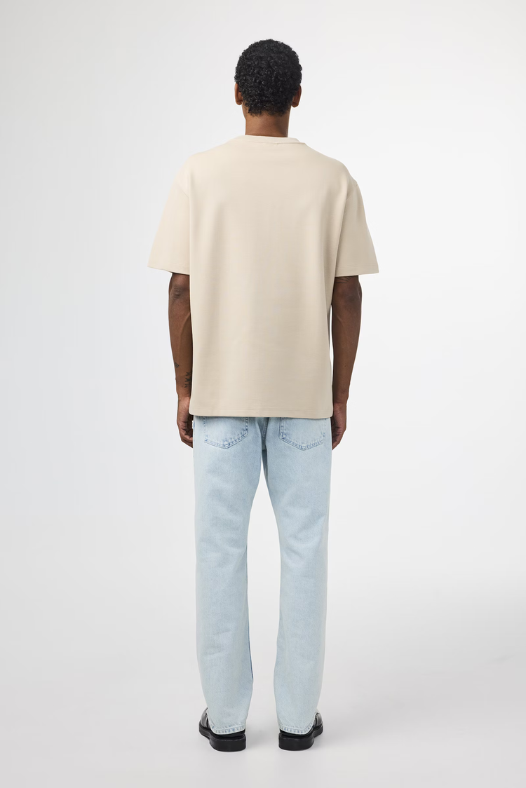 No Nationality 07 Nat 3457 Heavyweight T-Shirt 'White Pepper'