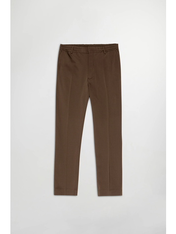 No Nationality 07 Billie 1733 Drawstring Trouser 'Demitasse'