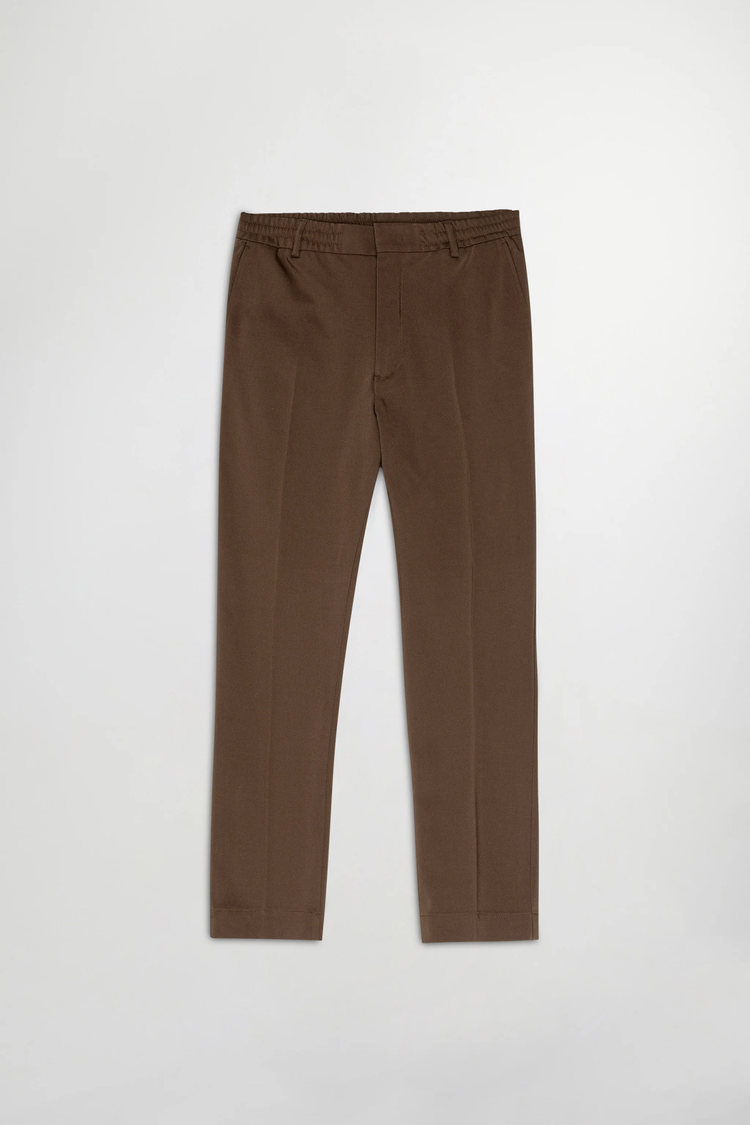 No Nationality 07 Billie 1733 Drawstring Trouser 'Demitasse'