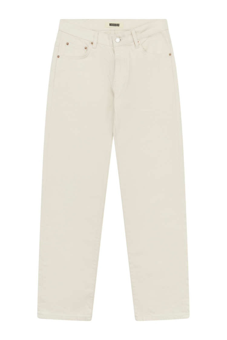 Woodbird Doc Twill Pants 'Off White'
