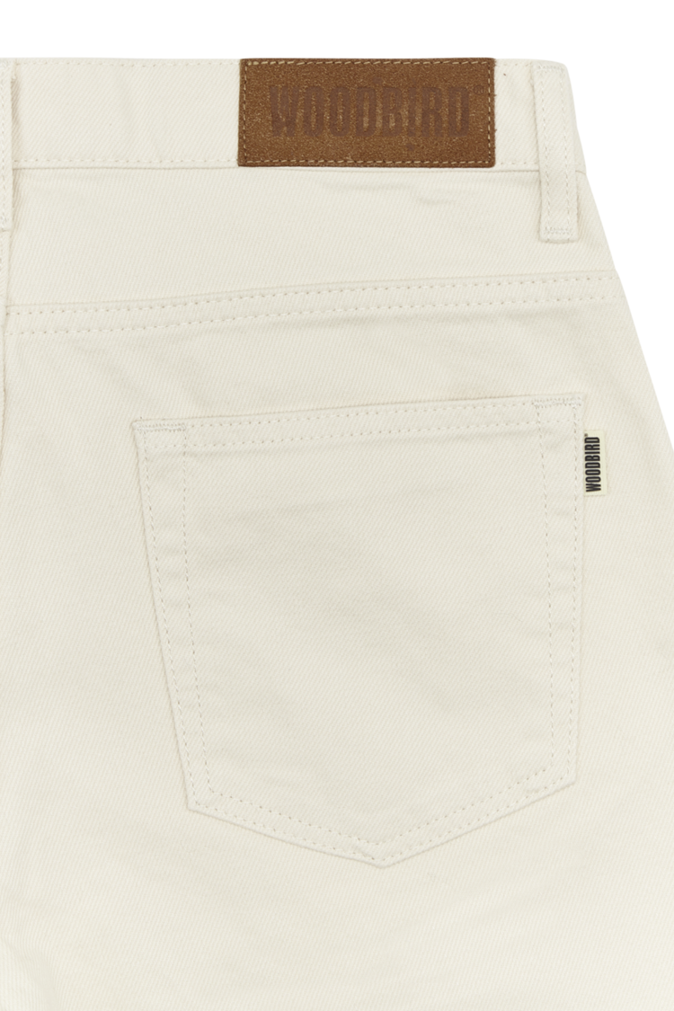 Woodbird Doc Twill Pants 'Off White'
