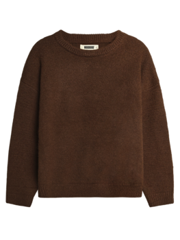 Woodbird Kurt Fuzzy Knit 'Brown'