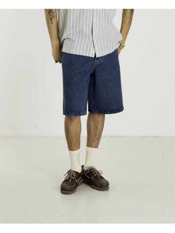 Woodbird Rami Stone Shorts 'Blue'