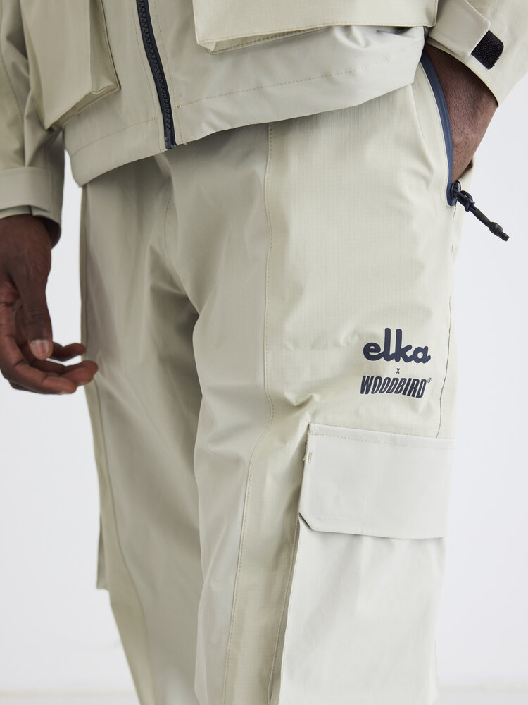 Woodbird Rizo Elka Rain Pants 'Stone'