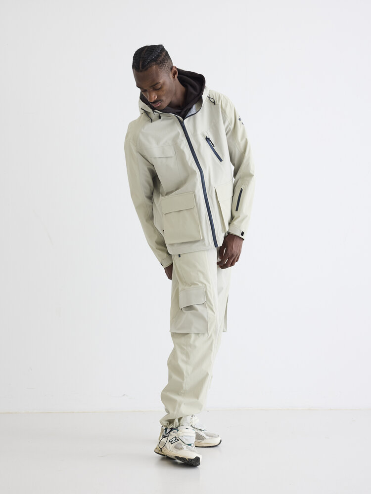 Woodbird Rizo Elka Rain Pants 'Stone'