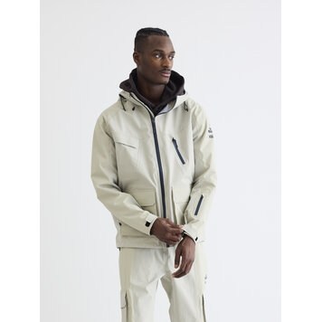 Woodbird Mizo Elka Shell Jacket 'Stone'