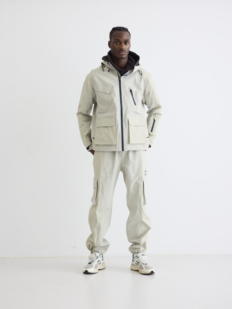 Woodbird Mizo Elka Shell Jacket 'Stone'