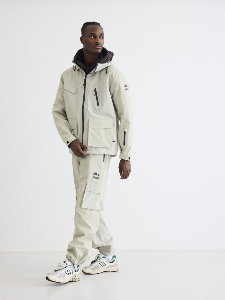 Woodbird Mizo Elka Shell Jacket 'Stone'