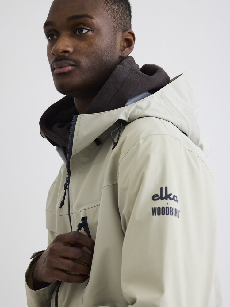 Woodbird Mizo Elka Shell Jacket 'Stone'