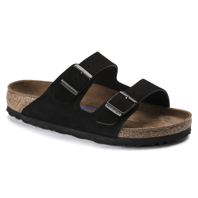 Birkenstock Arizona SFB Suede Narrow 'Black'
