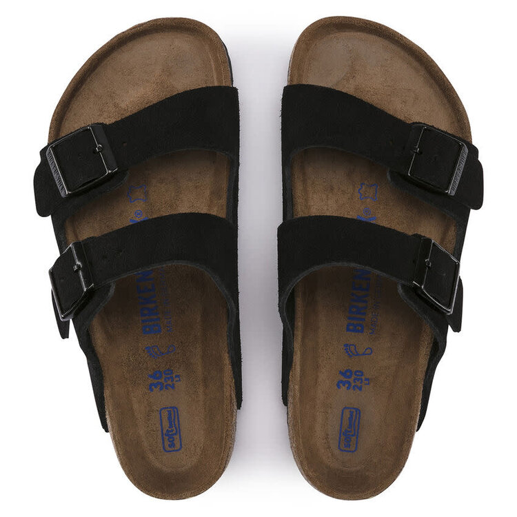 Birkenstock Arizona SFB Suede Narrow 'Black'