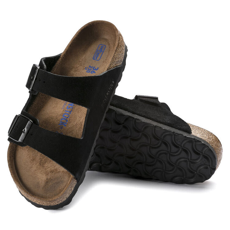 Birkenstock Arizona SFB Suede Narrow 'Black'