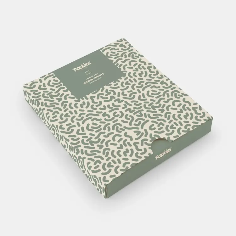 Pockies Green Squiggles 'Green'