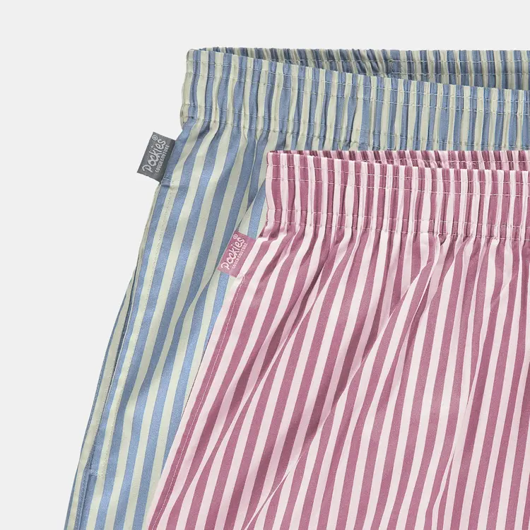 Pockies 2-Pack Pastel Striped Boxers