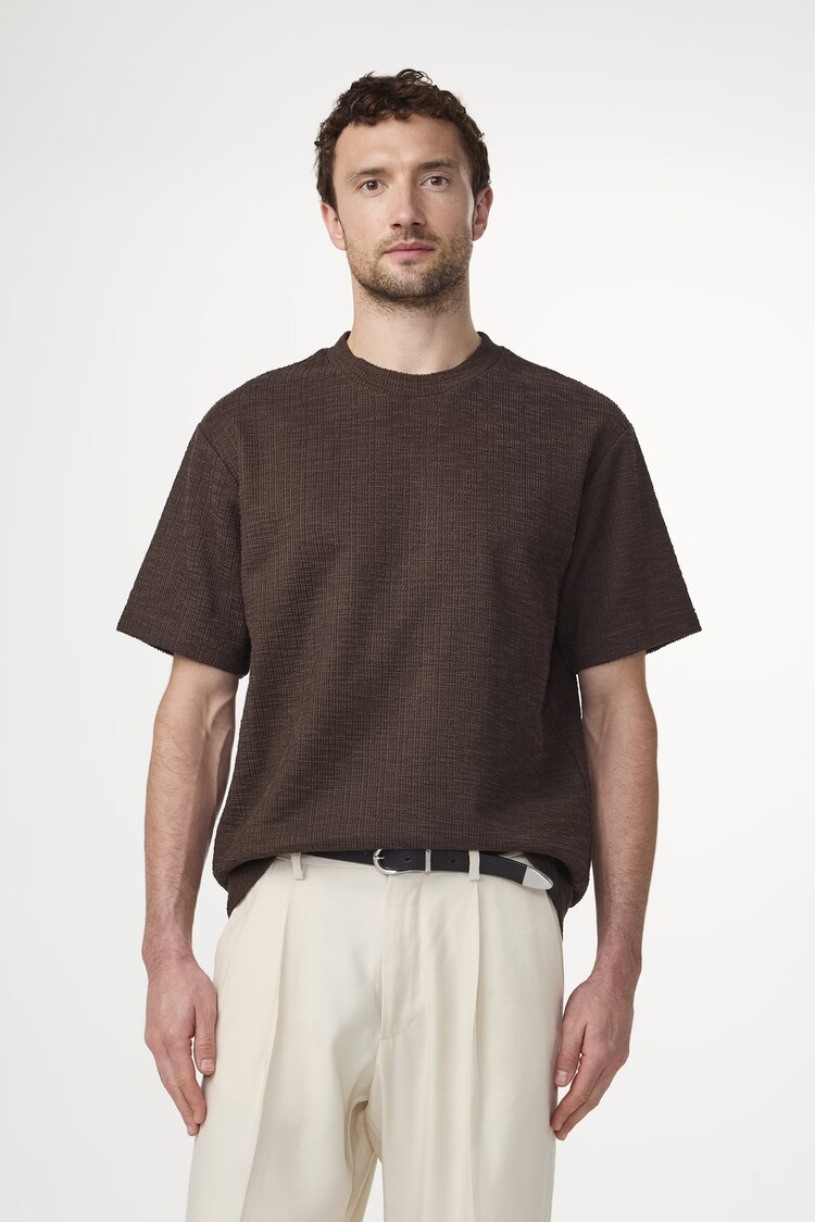 No Nationality 07 Nat 3520 Heavyweight T-Shirt 'Demitasse'