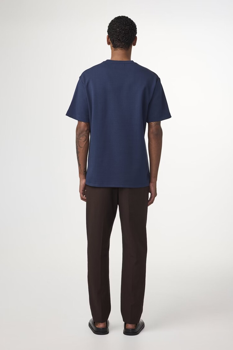 No Nationality 07 Nat 3457 Logo T-shirt 'Navy Blue'