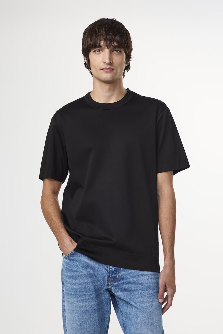 No Nationality 07 Pedro 3525 Organic Cotton T-shirt 'Black'