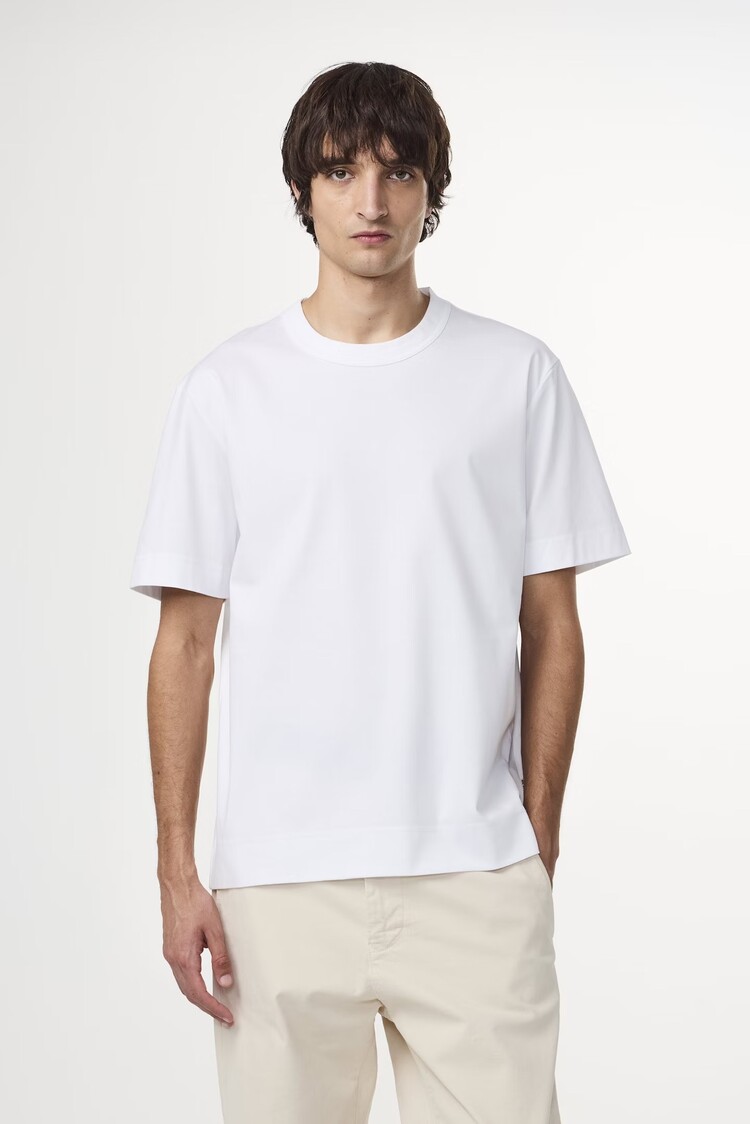 No Nationality 07 Pedro 3525 Organic Cotton T-shirt 'White'