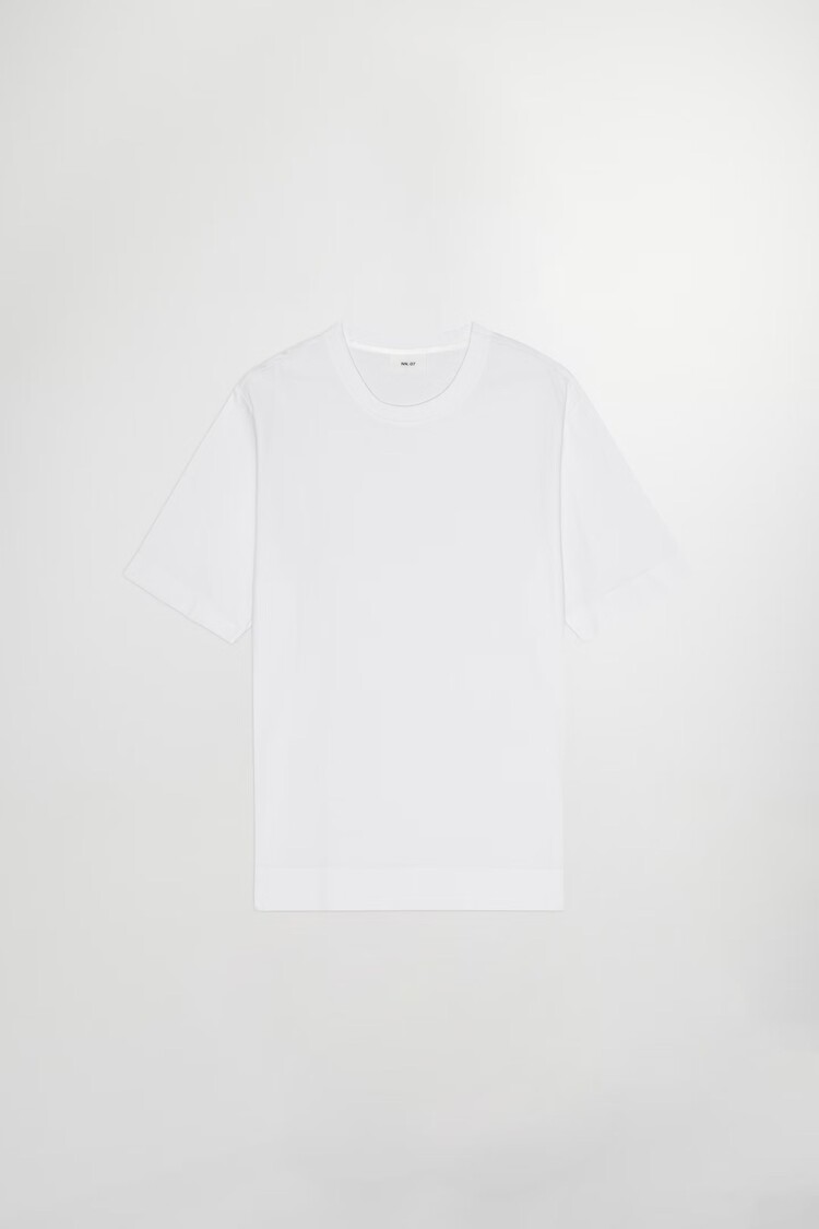 No Nationality 07 Pedro 3525 Organic Cotton T-shirt 'White'