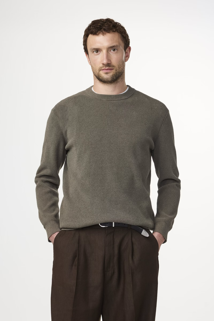 No Nationality 07 Danny 6429 Lightweight Sweater 'Capers'