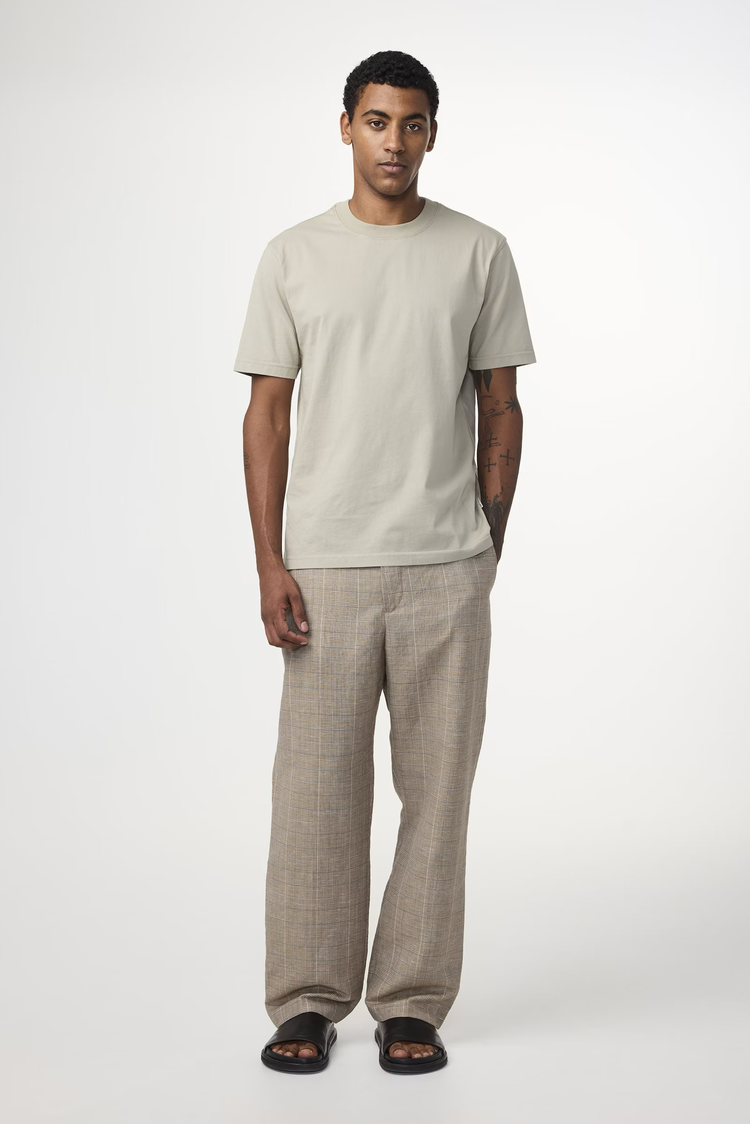 No Nationality 07 Adam 3209 Casual Pima T-shirt 'Fog'